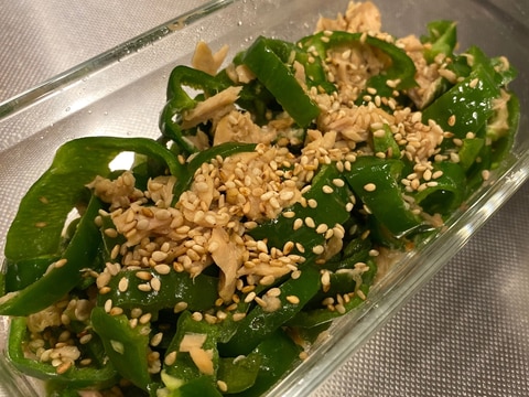 簡単調理の常備菜★ピーマンサラダ